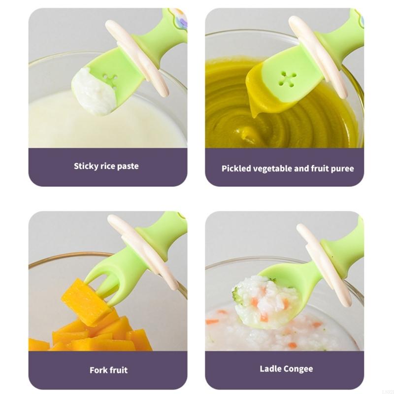 Baby Led Weaning Set - 2pcs/3pcs Silicone Baby Spoons Fork Set