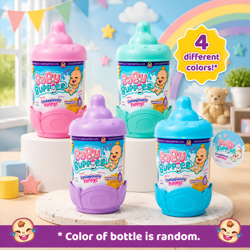 Baby Products For Face - Baby Buppies Doll And Cradle Set