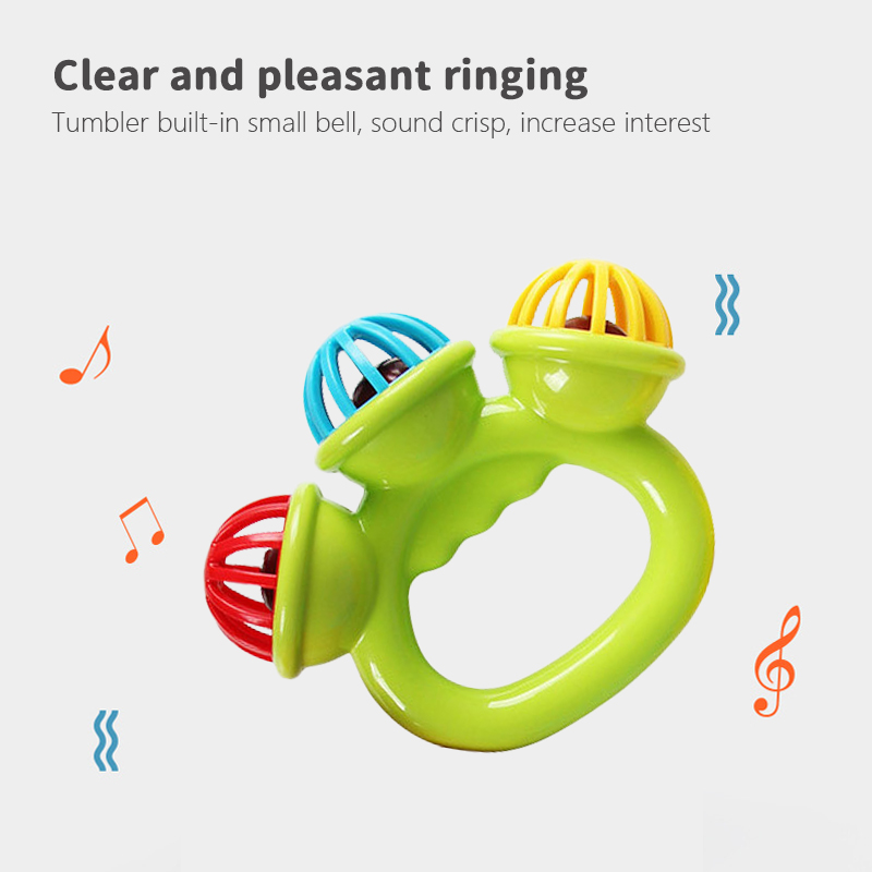 1-4PCS Baby Hand Rattle Ball T - Baby Rattle Toy Set recension och pris