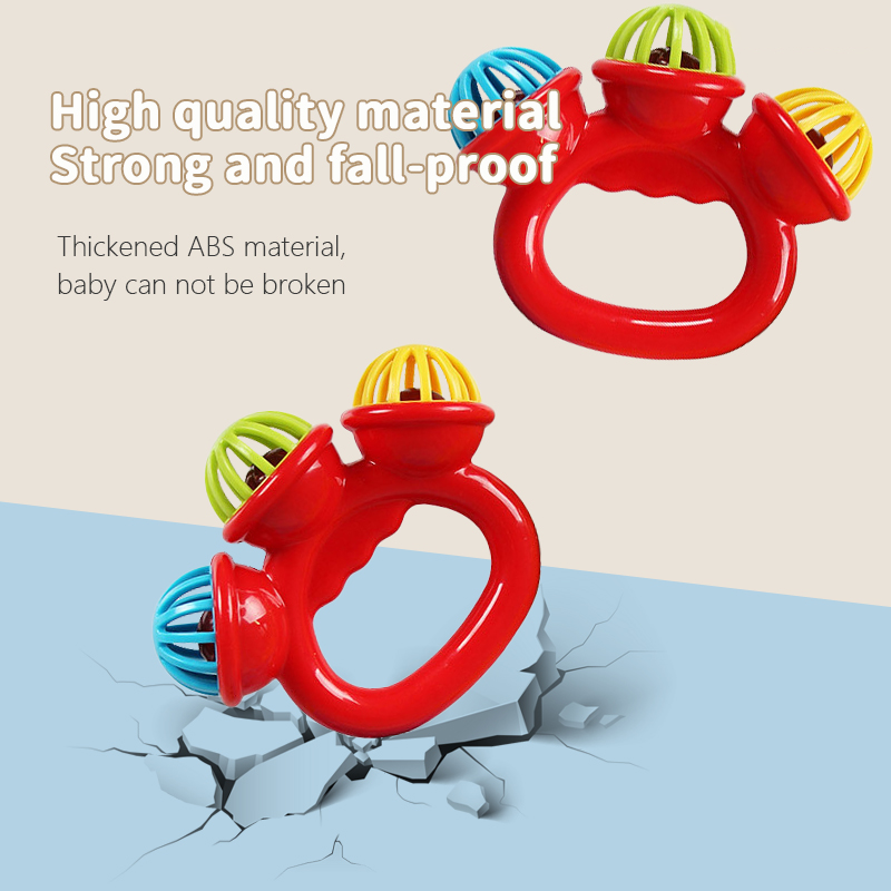 1-4PCS Baby Hand Rattle Ball T - Baby Rattle Toy Set recension och pris