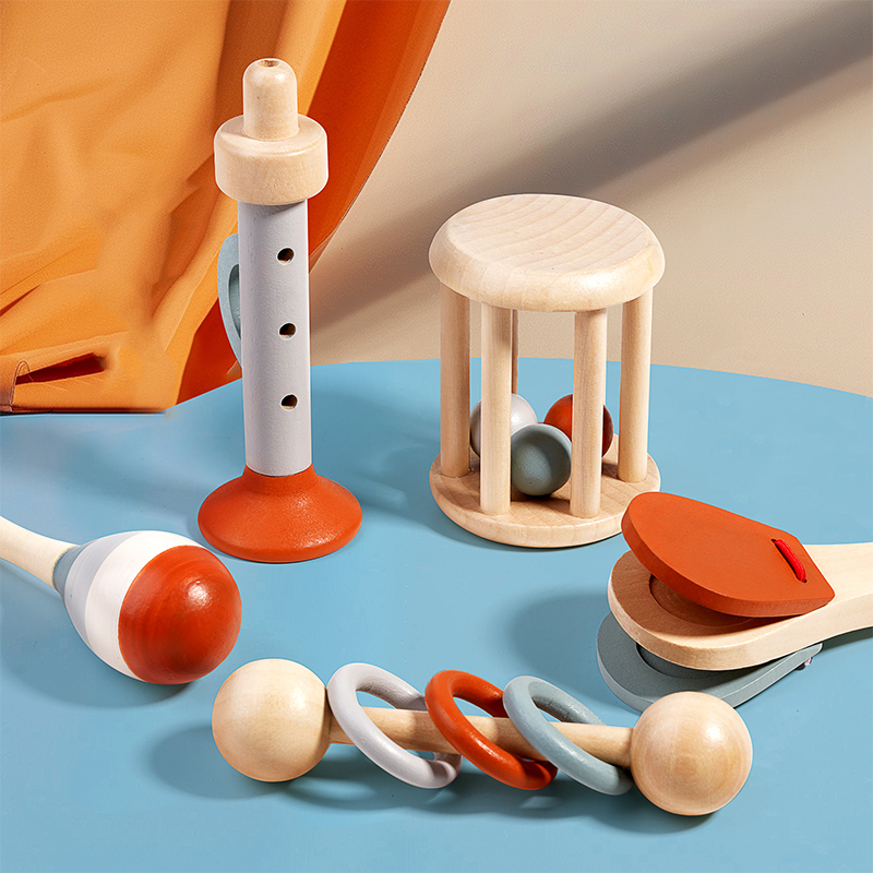 5Pcs Baby Musical Instruments  - Baby Rattle Toy Set recension och pris