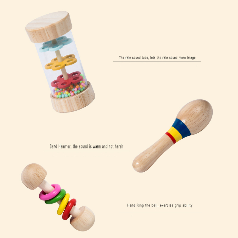 6pcs Early Educational Baby Ra - Baby Rattle Toy Set recension och pris