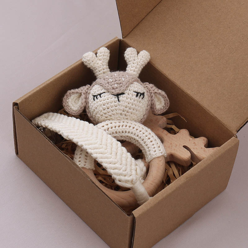 Baby Crochet Rattle Elephant T - Baby Rattle Toy Set recension och pris