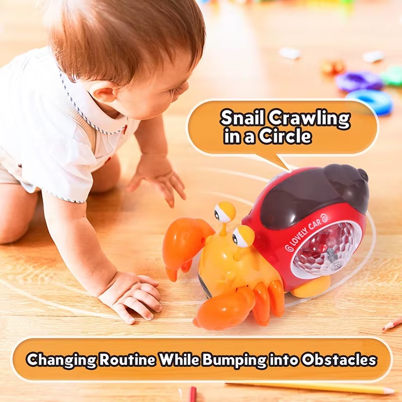 Luminous Snail Toy,Baby Electr - Baby Walker Activity recension och pris