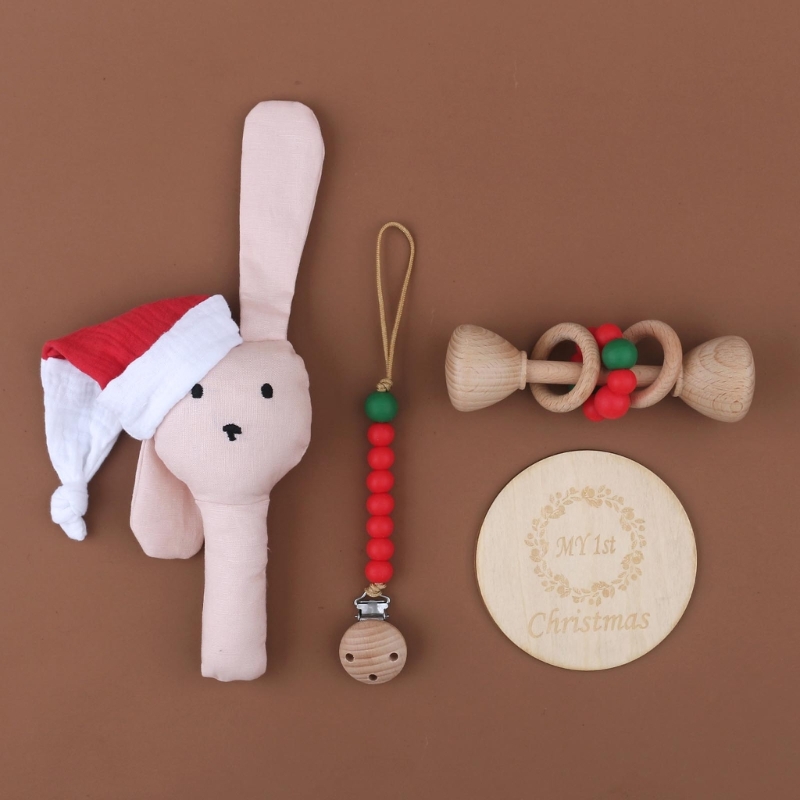1 Set Crochet Bunny Baby Rattl - Baby Rattle Toy Set recension och pris