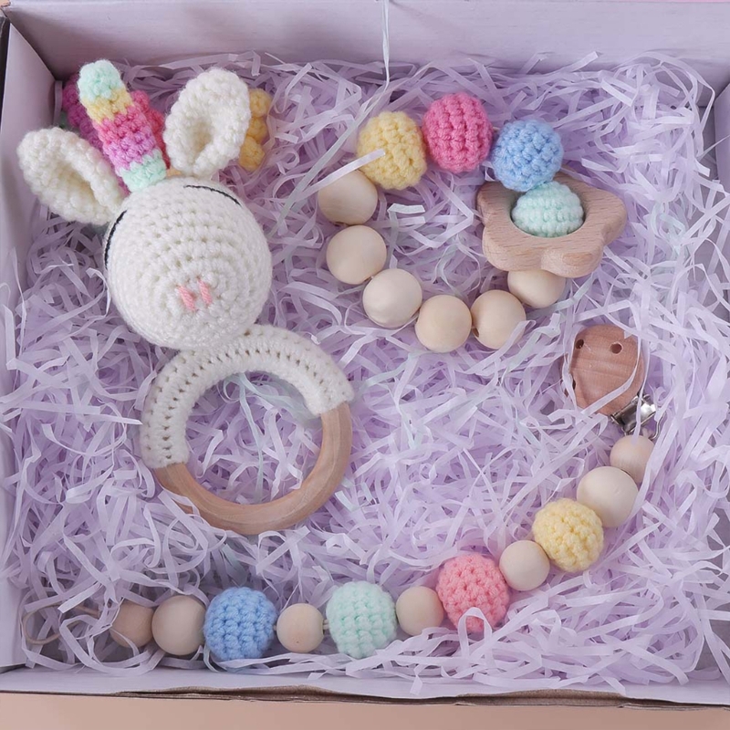Newborn Gift Set 1 Pack Baby R - Baby Rattle Toy Set recension och pris