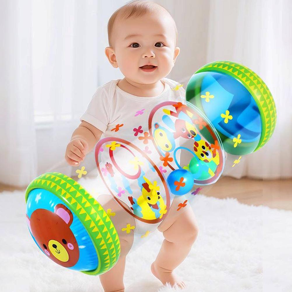 Inflatable Baby Crawling Rolle - Baby Walker Activity recension och pris