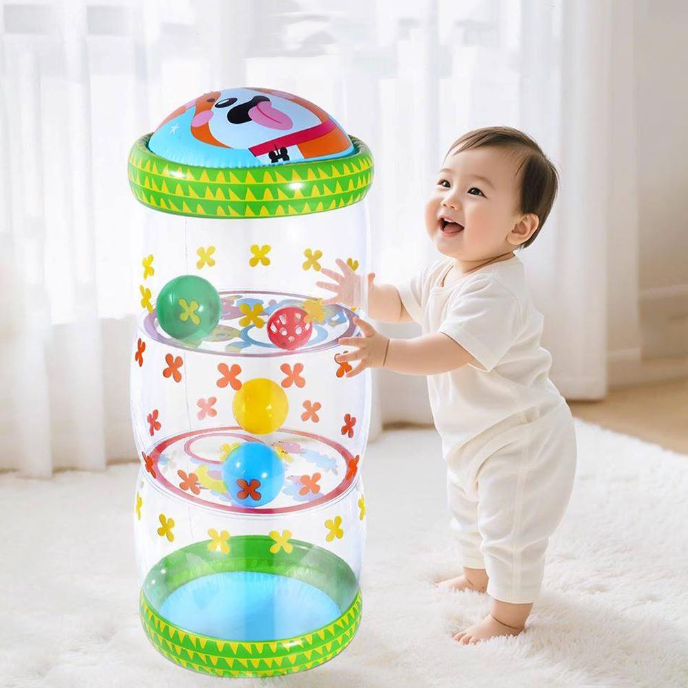 Inflatable Baby Crawling Rolle - Baby Walker Activity recension och pris