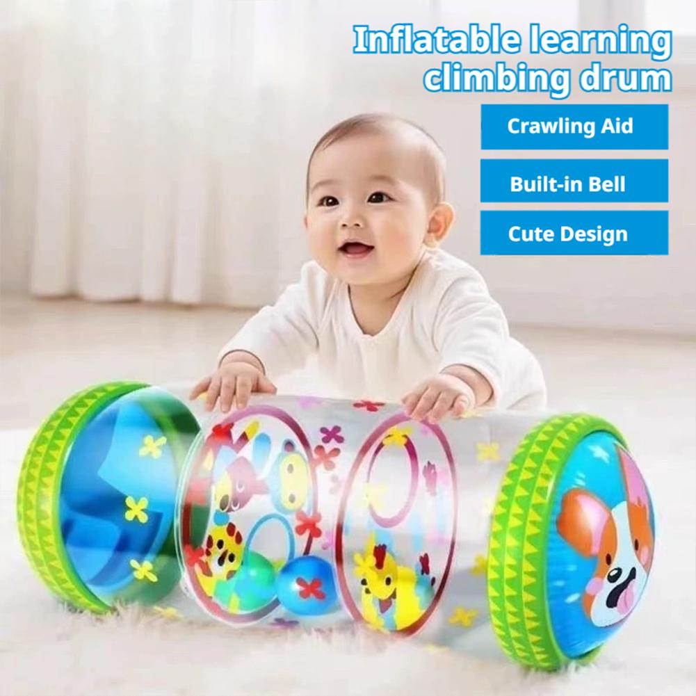 Inflatable Baby Crawling Rolle - Baby Walker Activity recension och pris