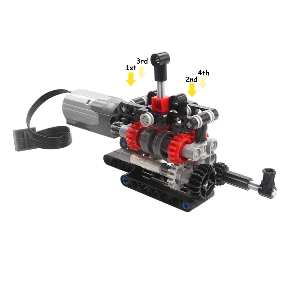 MOC High-tech 4 Speeds Gearbox - Lego Set Technic recension och pris