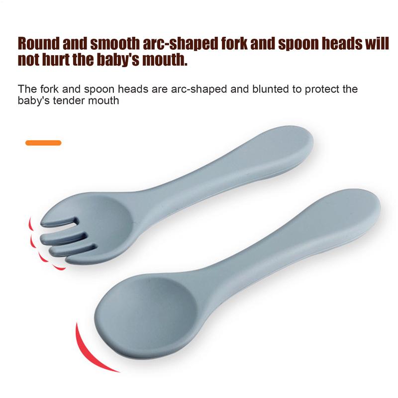 Toddler Eating Utensils 4 piec - Baby Led Weaning Set recension och pris