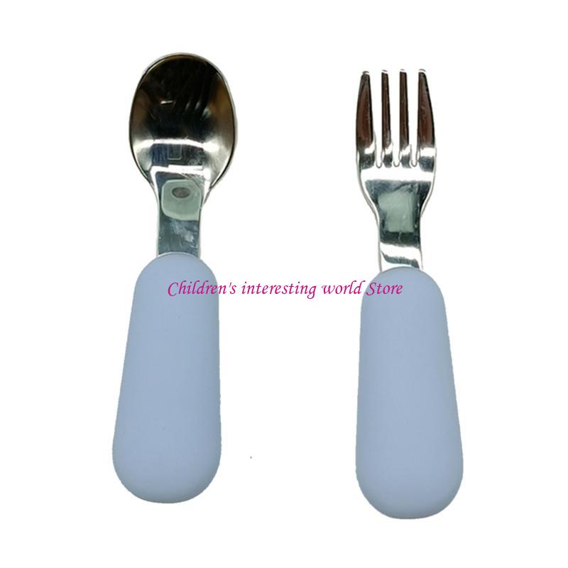 Baby Fork & Spoon Set 2pcs Inf - Baby Led Weaning Set recension och pris