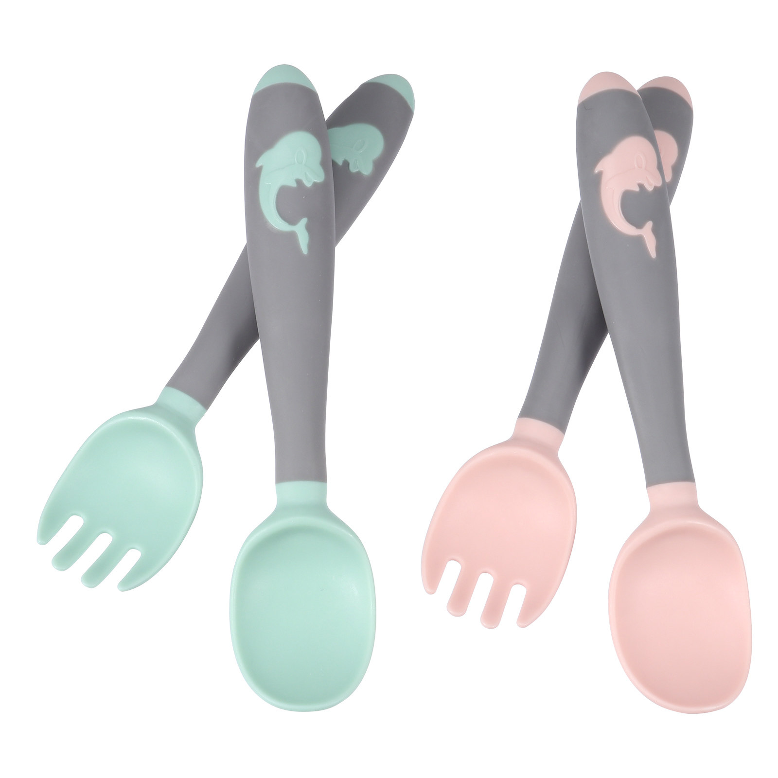 Baby Feeding Spoon Set Silicon - Baby Led Weaning Set recension och pris
