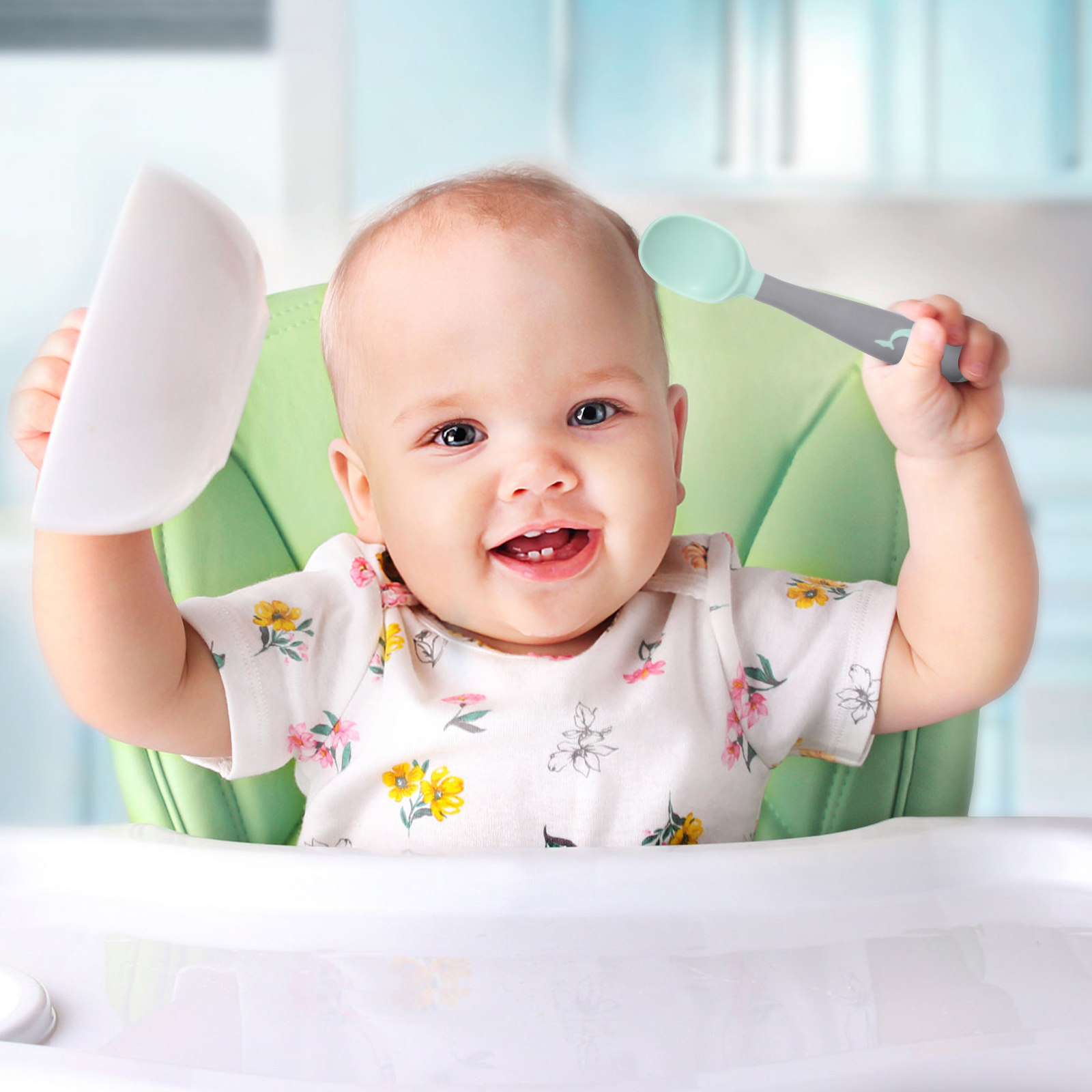 Baby Feeding Spoon Set Silicon - Baby Led Weaning Set recension och pris