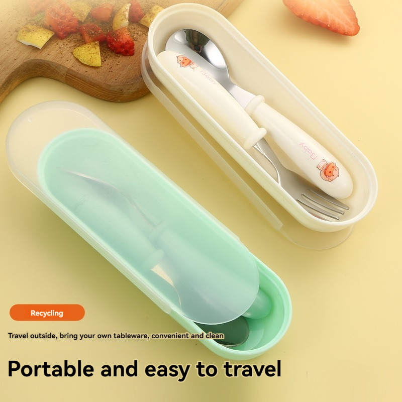 304 Stainless Steel Children U - Baby Led Weaning Set recension och pris